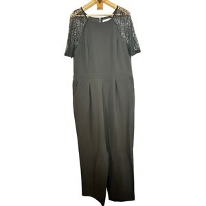 PAPER DOLLS Lace Sleeve Jumpsuit Womans Plus size‎ 16 Chic sophisticated career